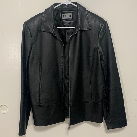 CLIO leather jacket size medium - Picture 1 of 6